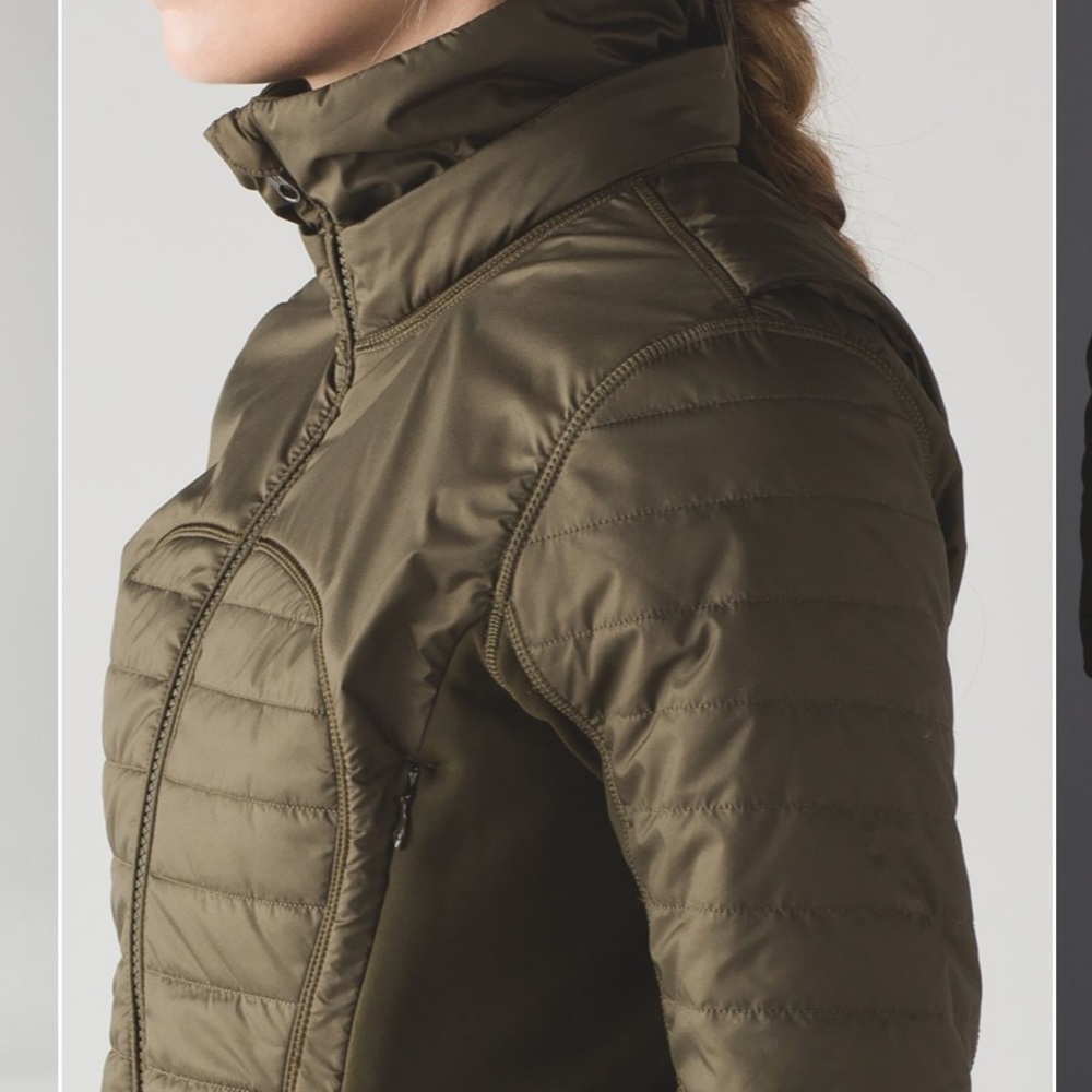 Lululemon First Mile Jacket
Military Green Size 4 No Hood